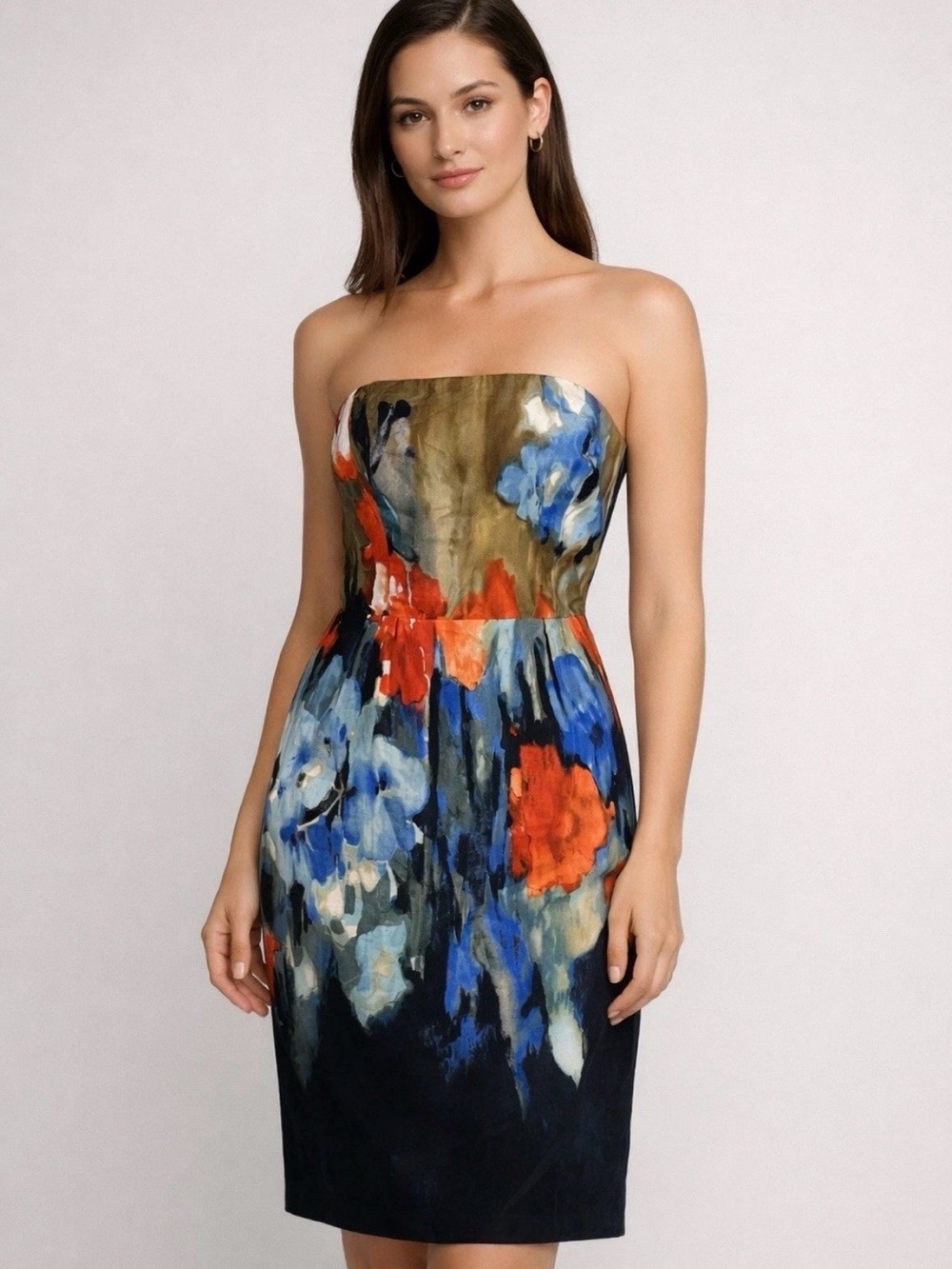 Mod Cloth Moulinette Soeurs Strapless Dress Knee Length Size 6